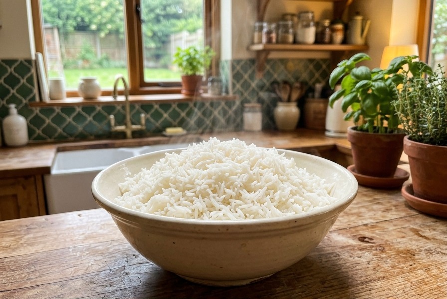 Arroz na Panela de Pressão em 10 Minutos