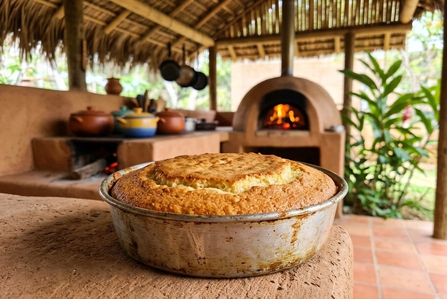 Bolo de Fubá Cremoso
