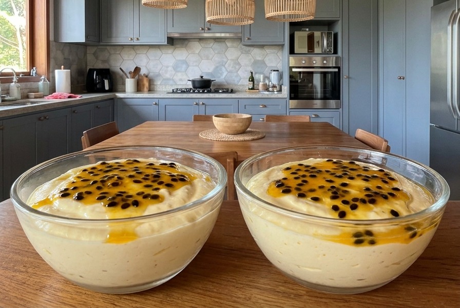 Mousse de Maracujá Simples
