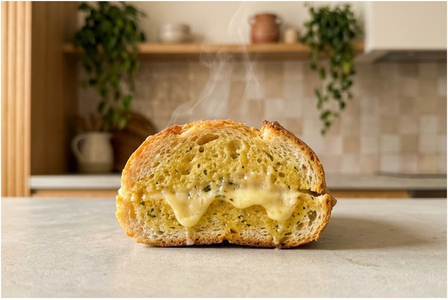 Pão de Alho Caseiro