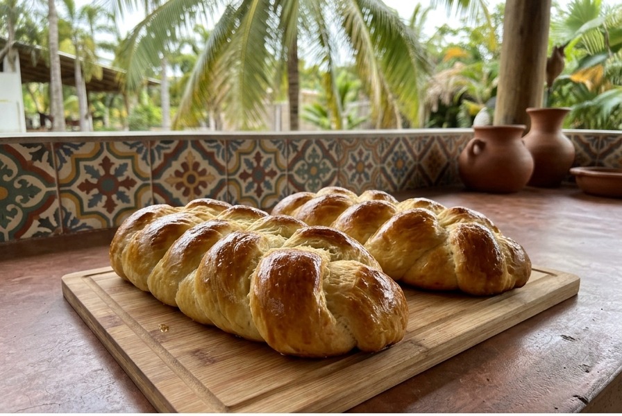 Pão Doce Trançado