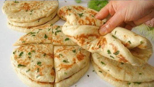 Pão Turco de Frigideira