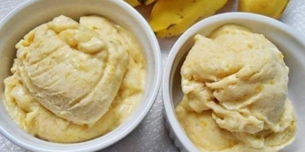 Sorvete Cremoso de Banana