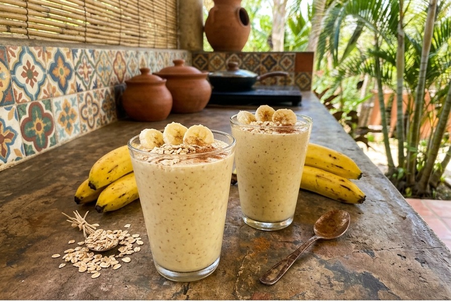 Vitamina de Banana com Aveia