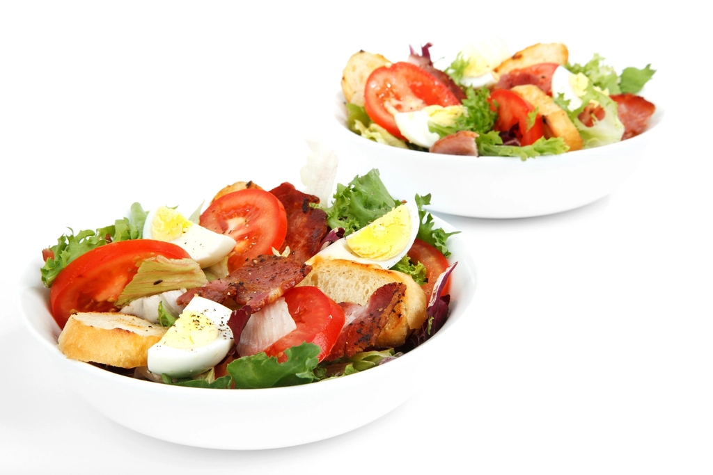 Salada de Grão-de-Bico com Legumes